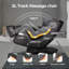 Faux Leather Heated Massage Chair-1254837802