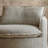 Linen casual round single sofa