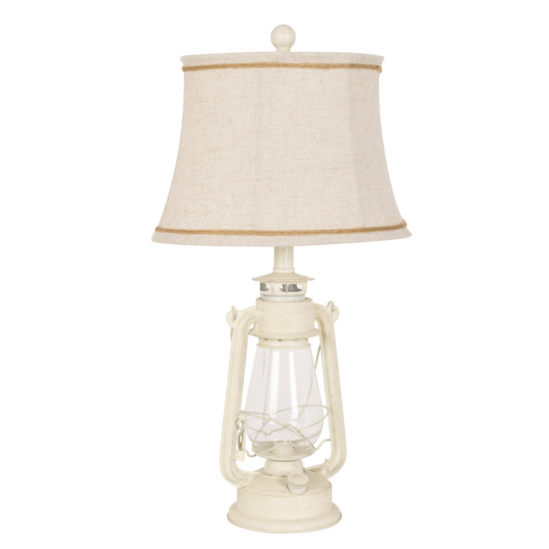 24" Table Lamp, Cream (Set of 2)