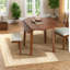 Ensembles de table de salle à manger peu encombrants avec table et chaises en bois extensibles, style moderne pour les petits espaces