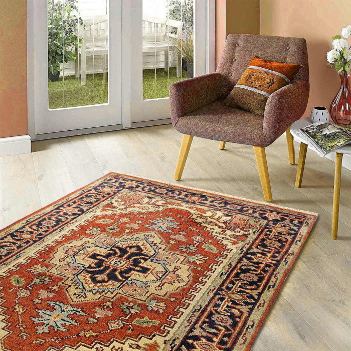 Isabelline Desmen One-of-a-Kind 5' X 3' Small Rectangle Lamb's Wool ...