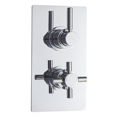 Tec Pura Double Concealed Diverter Shower Valve
