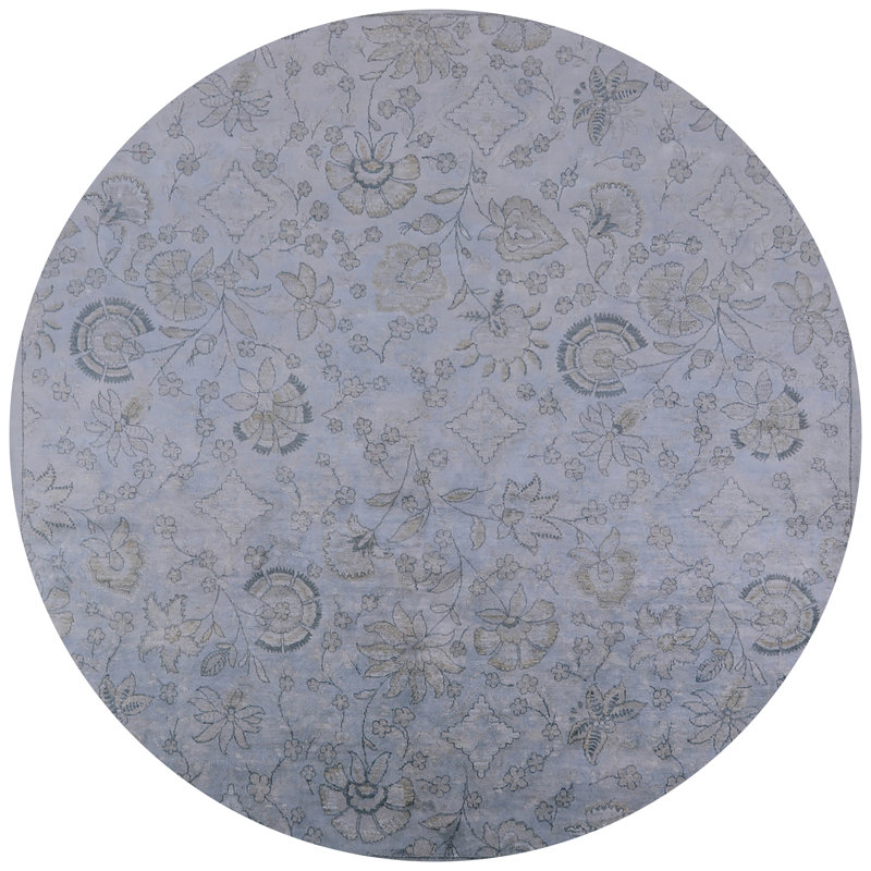Tapis gris Mathais, Rond 3 pi