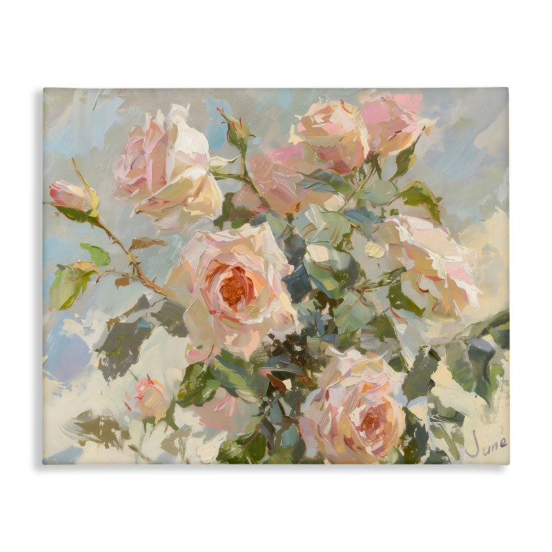 Jolies roses roses, conception par Creative Studio, H 16 po x l 20 po
