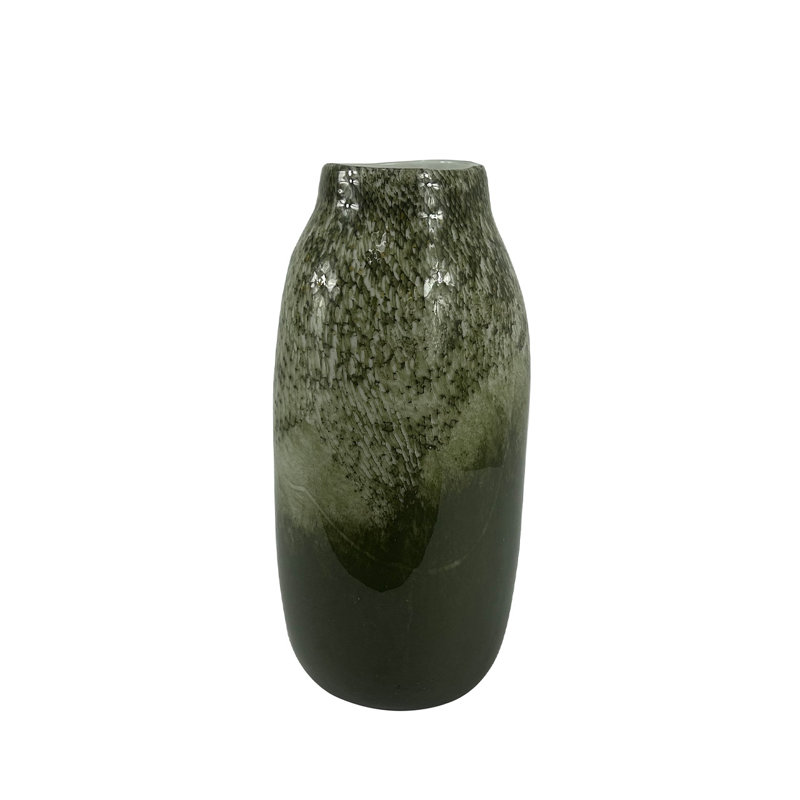 Caedan Glass Jar For Living Room Furniture, Luxury Decoration Handmade Jar, 26.50cm H x 14cm W x 11.50cm D