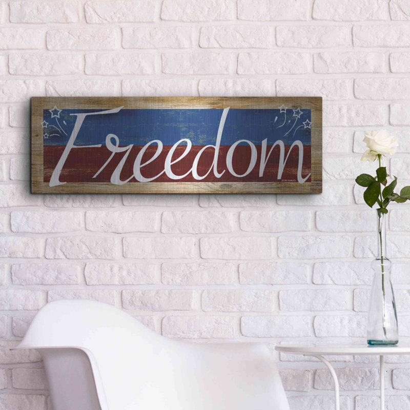 «Freedom» par Ed Wargo, H 12 po x l 36 po