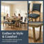 Ensemble de table de salle à manger extensible en bois massif avec base à tréteaux, chaises rembourrées et banc rembourré pour la cuisine et la salle à manger-131151222
