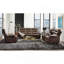 Canapé inclinable luxueux en cuir GEL Match avec console fonctionnelle et accoudoirs moelleux