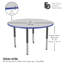 Table ronde à hauteur réglable-99071716-99071728-99071719