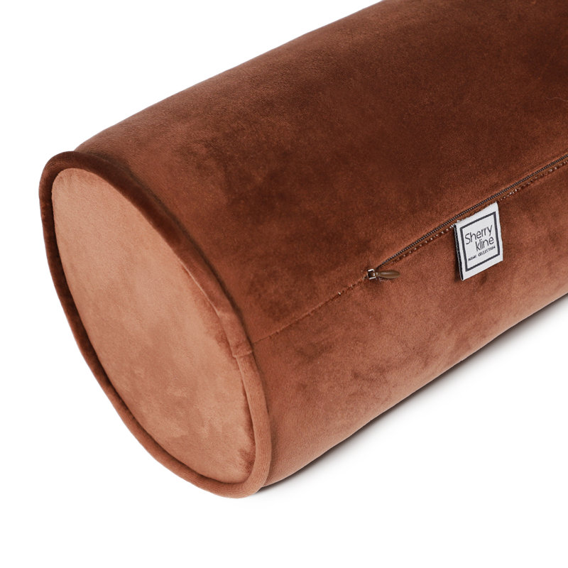 Reversible Throw Pillow, Brown