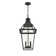 Jackson 4-Light Outdoor Hanging Lantern in Matte Black with Gold Highlights