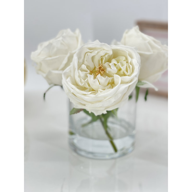 Pièce maîtresse artificielle Austin, Blanc