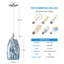 Luminaire suspendu simple bleu foncé 1 lumière Kainan