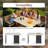Rectangular Outdoor Gas Fire Pit Table