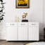 Table d'appoint Three Doors - Blanc