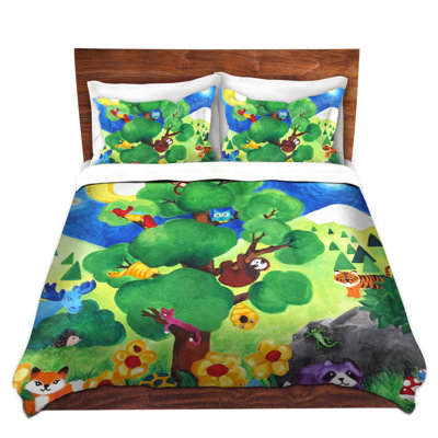 Tree Of Wildlife Duvet Cover Set