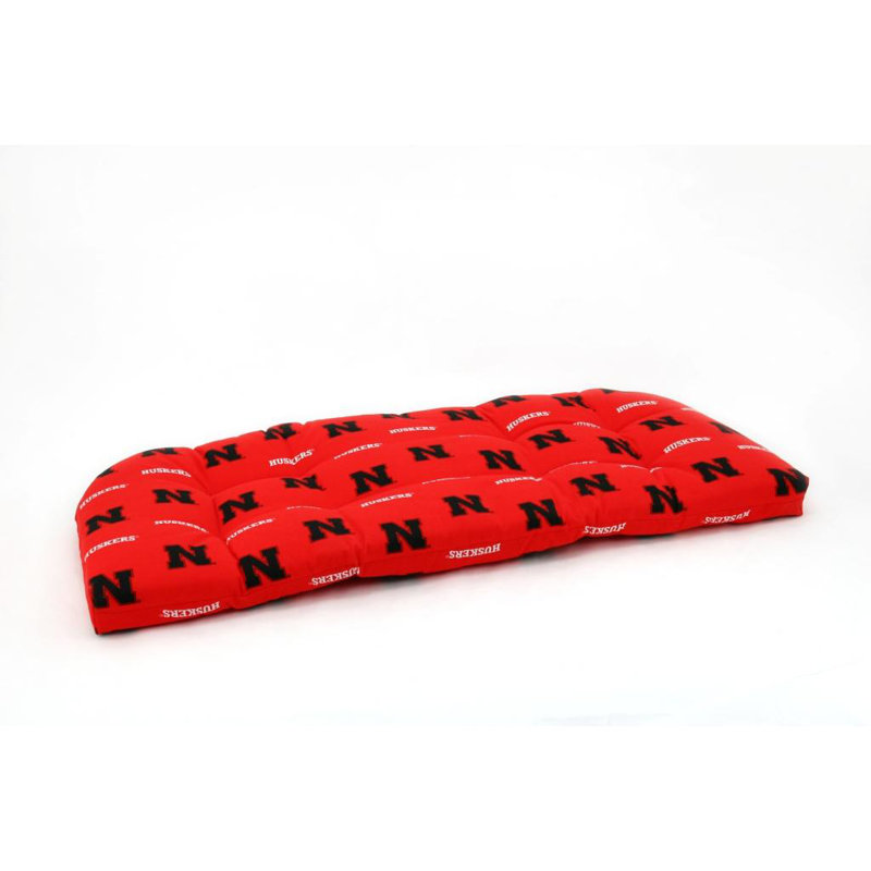 NCAA Outdoor 3'' Loveseat Cushion