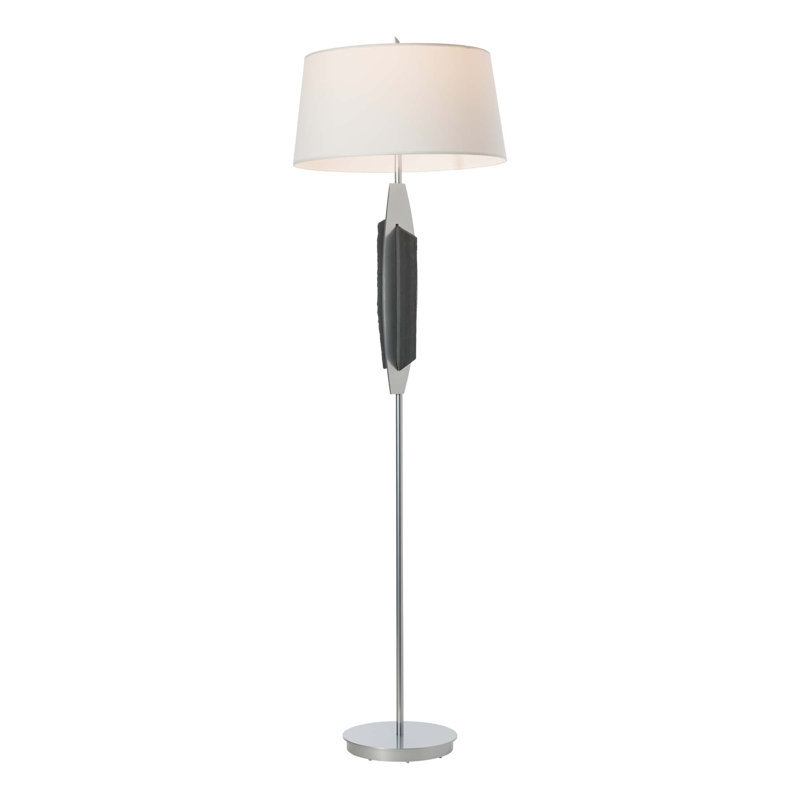 Cambrian Traditional Floor Lamp By Paul Marr Hilliard, Modern Brass