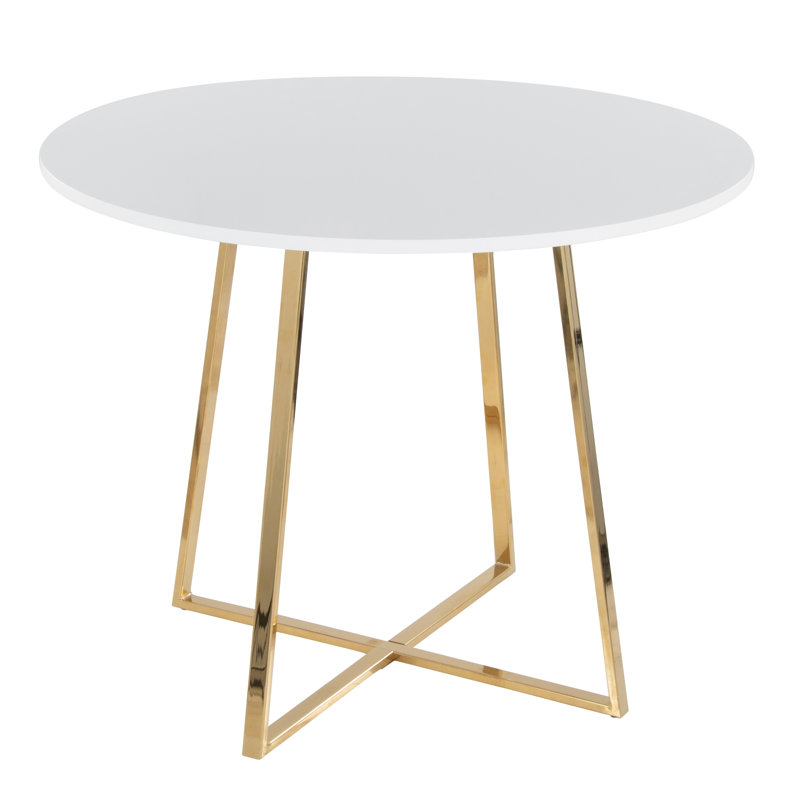 Table de salle à manger ronde de style contemporain
