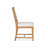 Trestle Dining Table With 4 White Side Chairs-308108955-308108953