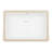 18"X12" Ceramic Undermount Bathroom Sink With Overflow, White, Rectangular | Gift Idea