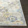 Hillsby Machine Woven Oriental Blue/Yellow/Gray Area Rug