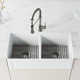 Edison 19" H 1-handle Pull-Down 2-Function Sprayer Kitchen Faucet