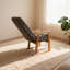 Chaise longue moderne et réglable, avec hauteur de siège réglable et réglage de l'angle lombaire à trois niveaux, convient au salon, à la chambre à coucher, au bureau et au grenier