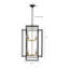 Luminaire suspendu en fer doré à 8 lampes réglables-2085793579