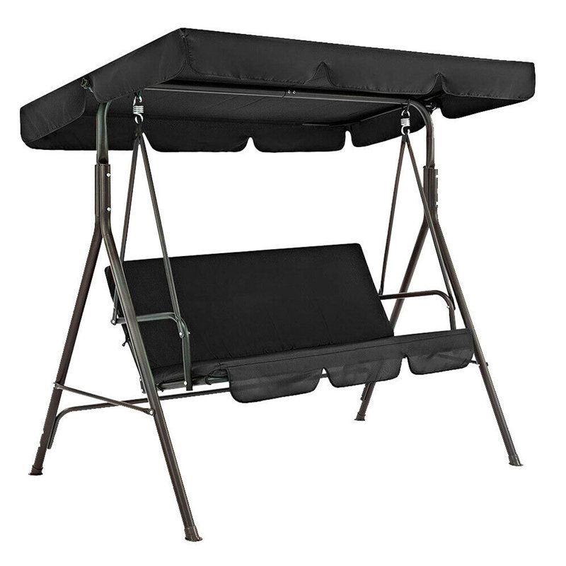 HALLOLURE Fabric Replacement Canopy for Canopy, Black