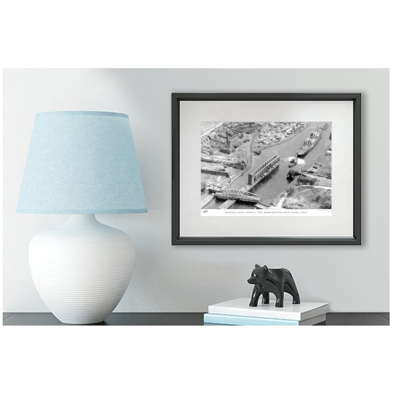 Barton Upon Irwell, The Manchester Ship Canal C1965 by Francis Frith - Single Picture Frame Print, 40cm H x 50cm W x 2.3cm D