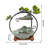 Indoor Ceramic / Porcelain Wood Table Top Fountain with Lights