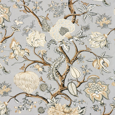 Oriana Floral 100% Linen Fabric