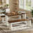 Chakelia Dining Table Set with Benches-1188195831