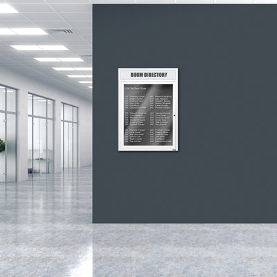 Carte à fixation murale délimitée directory cabinet