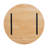 30" Round Commercial Solid Wood Tabletop with Support Bars for Indoor Use-115811513