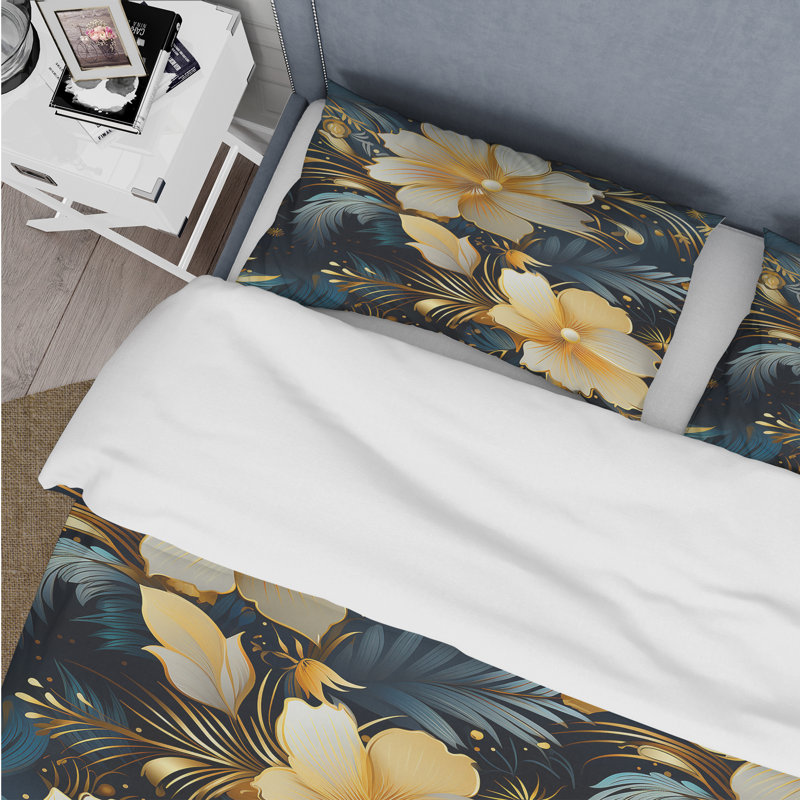 Literie Celestial Tropics, Housse de couette pour très grand lit et 2 très