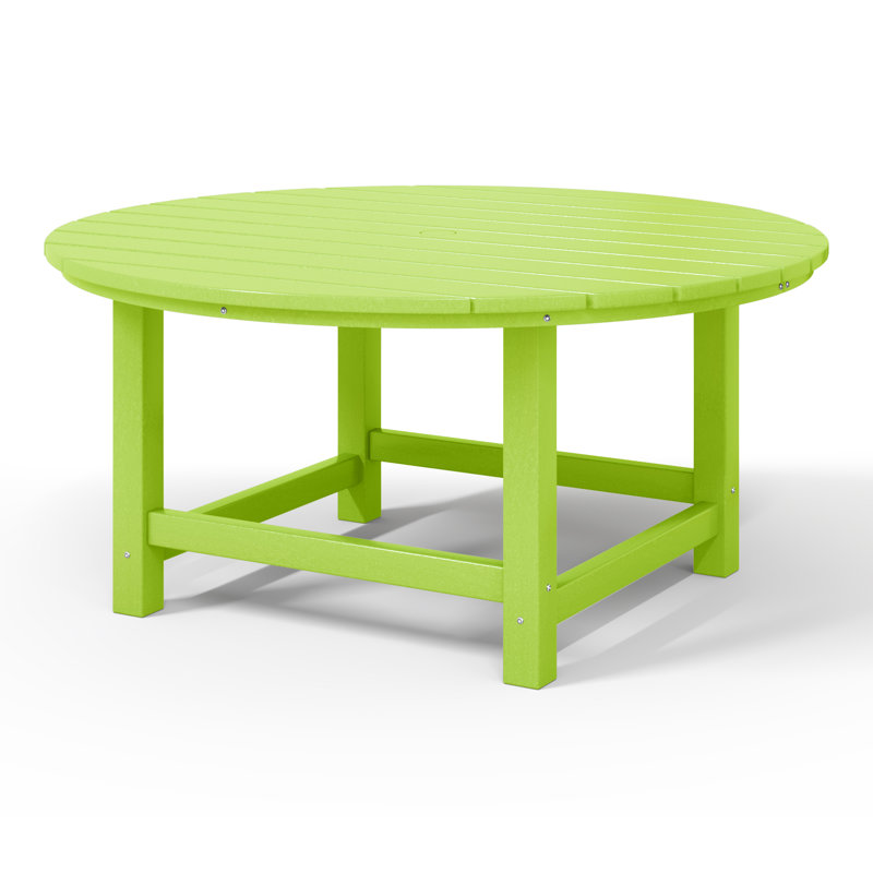 Table basse ronde 38 "Vinnie Adirondack, Vert