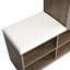 Banc de rangement pour chaussures 2 en 1. Range-chaussures