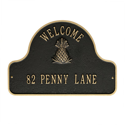Lexy Pineapple Welcome Address Sign