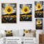 Averyanna jaune brun tournesol champ émergent de tournesol II - impression-896499031-896499011