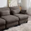 Tissu chenille ottoman - Brun-1904000692