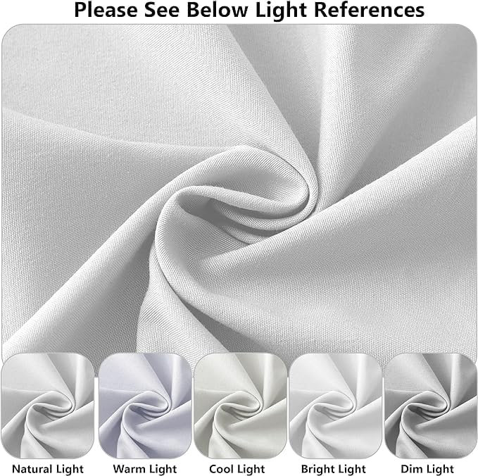 Ranarda Cotton Blend Percale Flat Sheet, Double (4'6), White