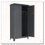 Armoire de rangement haute en métal avec grand espace de rangement polyvalent