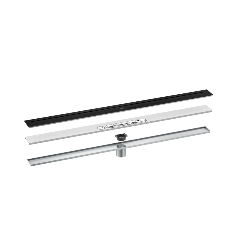 AXOR Drains Floor Installation 39 3/8", Matte Black