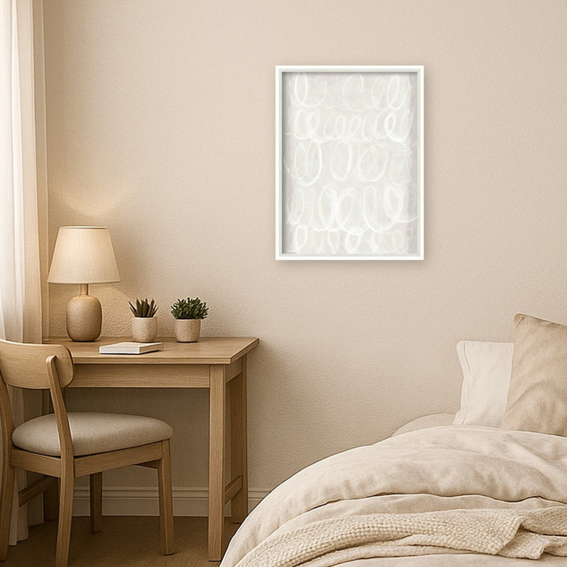 Tableau magnétique encadré en tissu, tableau d'affichage 19x25 avec pensées apaisantes pour l'organisation murale