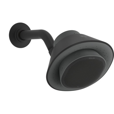 Moxie Shower Head with Waterproof Speaker Featuring Bluetooth Wireless Technology and sound by Harman Kardon