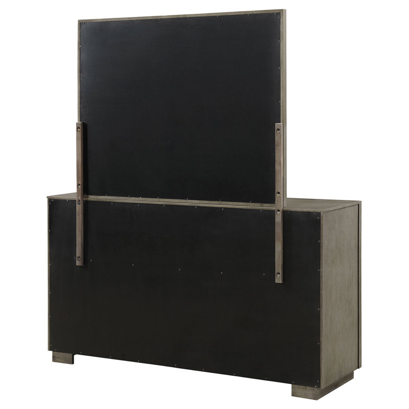 Commode 8 tiroirs avec miroir Prescott