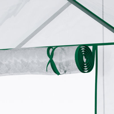 Outsunny Mini Walk-In Greenhouse Kit For Backyard Garden