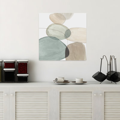Pebble Stones I Abstract Organic Contemporary Art